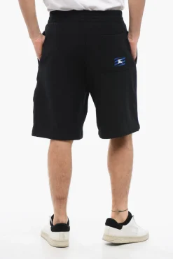 Shorts in Cotone con Patch EDK>Burberry Outlet