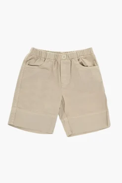 New Shorts in Cotone con Vita Elasticizzata Bambino Abbigliamento