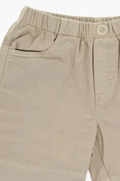 New Shorts in Cotone con Vita Elasticizzata Bambino Abbigliamento