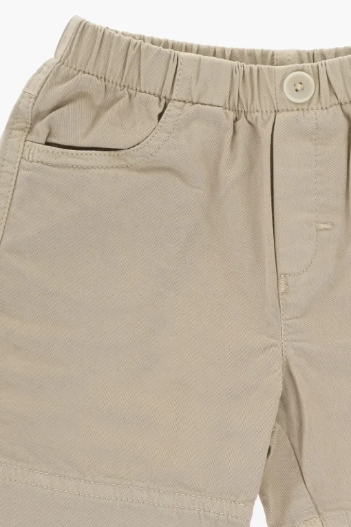 New Shorts in Cotone con Vita Elasticizzata Bambino Abbigliamento