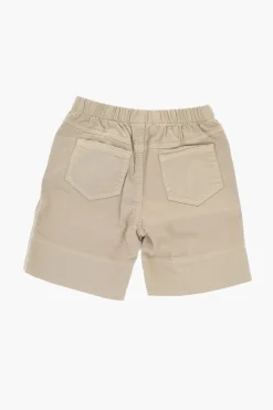 New Shorts in Cotone con Vita Elasticizzata Bambino Abbigliamento