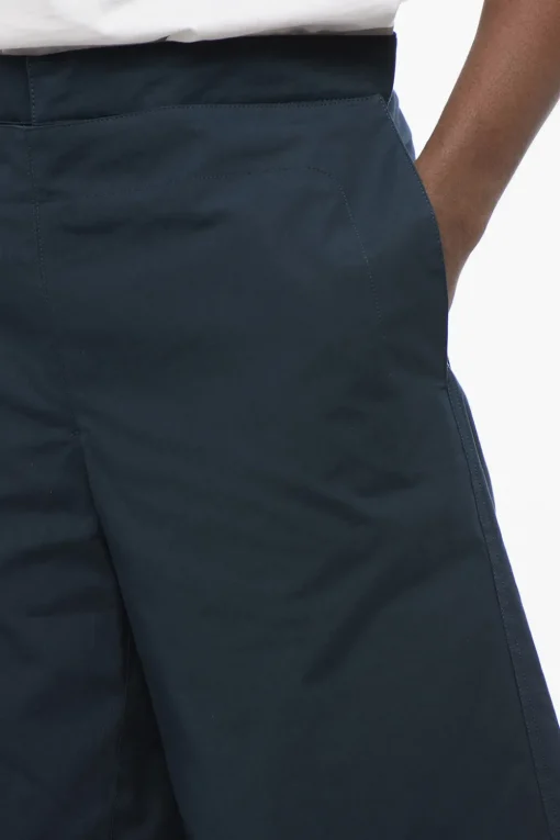 Outlet Shorts in Cotone SAILOR con Dettaglio Apribile Uomo Pantaloni