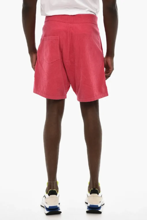 Shorts in Cotone Spugnato con 3 Tasche>Dsquared2 Online