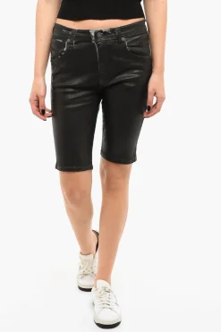 Shorts in Denim DE-GINNY con Skinny Fit>Diesel Discount