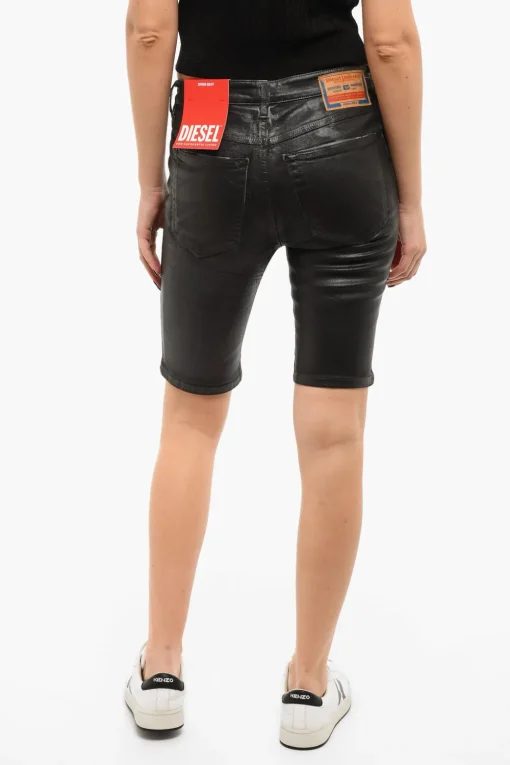 Shorts in Denim DE-GINNY con Skinny Fit>Diesel Discount