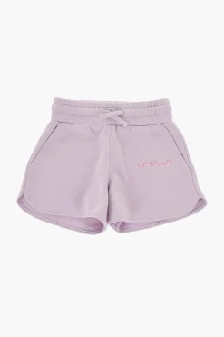 Shorts in Felpa con Logo Stampato>Off-White Kids Hot