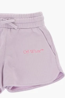 Shorts in Felpa con Logo Stampato>Off-White Kids Hot