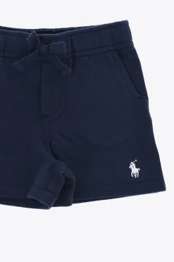 Outlet Shorts in Felpa con Ricamo Logo Bambino Abbigliamento