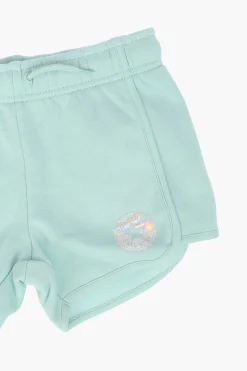 Hot Shorts in Felpa Stampa Logo Abbigliamento