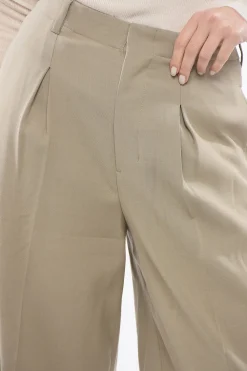Online Shorts in Misto Lana con Pinces Donna Pantaloni