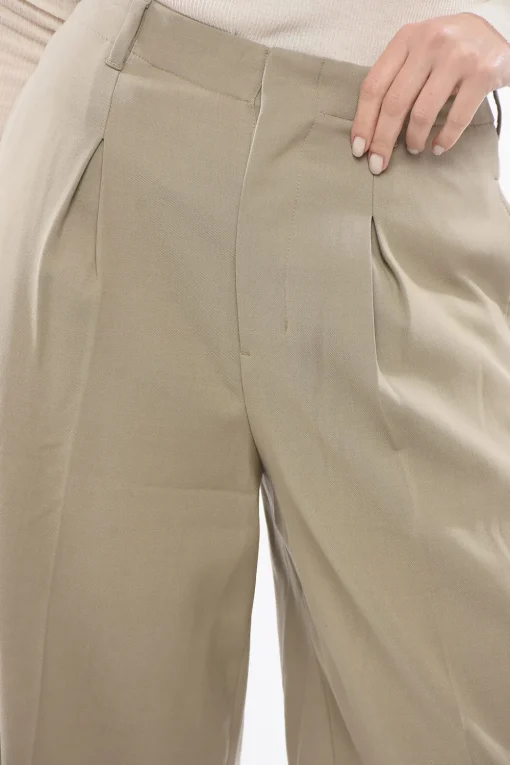 Online Shorts in Misto Lana con Pinces Donna Pantaloni