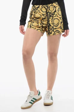 Shorts in Nylon BAROCCO con Motivo Iconico>Versace Discount