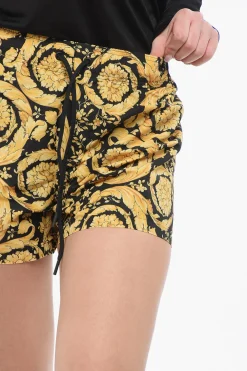 Shorts in Nylon BAROCCO con Motivo Iconico>Versace Discount