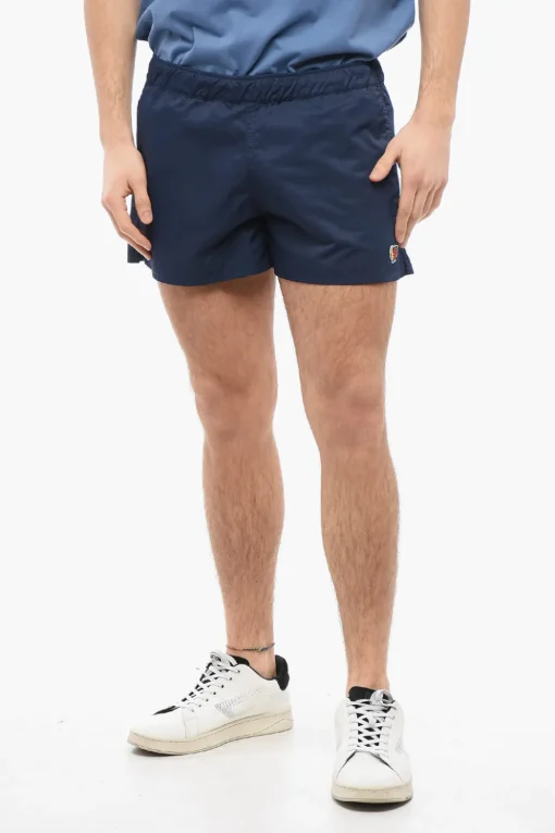 Best Shorts in Nylon con Elastico in Vita Uomo Pantaloni