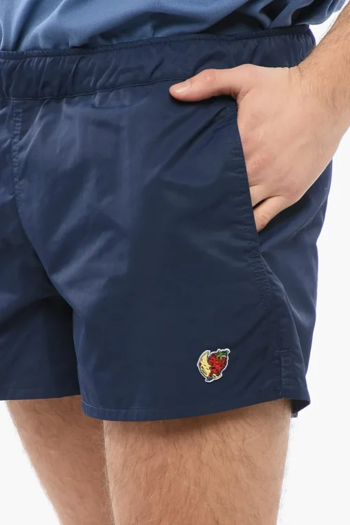 Best Shorts in Nylon con Elastico in Vita Uomo Pantaloni