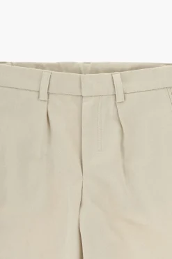 Best Shorts in Twill di Cotone a 1 Pince Bambino Abbigliamento