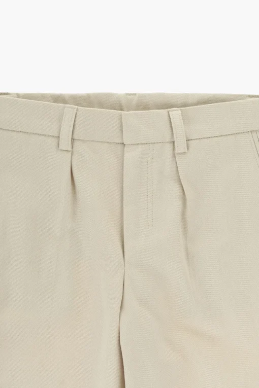 Best Shorts in Twill di Cotone a 1 Pince Bambino Abbigliamento