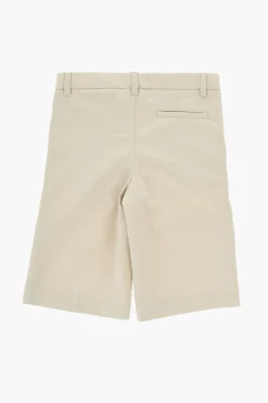 Best Shorts in Twill di Cotone a 1 Pince Bambino Abbigliamento