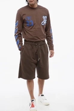 Shorts Jogger CORNELY In Cotone Garzato></noscript>Off-White Online