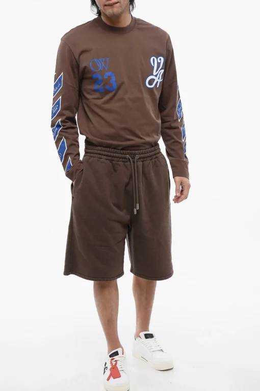 Shorts Jogger CORNELY In Cotone Garzato>Off-White Online
