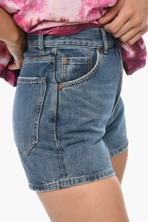 Shorts KADOVAR in Denim Lavaggio Medio>Chloe Hot