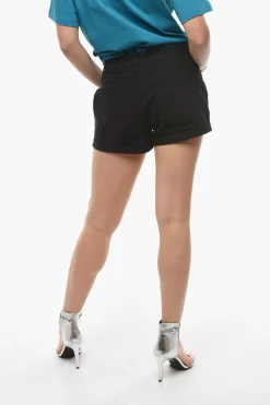Shorts LECUTOFF Ad Orlo con Risvolto e Bottone Dorato>Frame Clearance