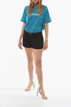 Shorts LECUTOFF Ad Orlo con Risvolto e Bottone Dorato></noscript>Frame Clearance