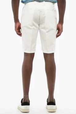 Discount Shorts MILANO in Misto Lino Uomo Pantaloni