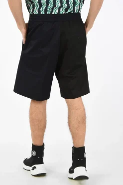 Shorts Oversize in Cotone Stretch con Tasche a Filo>Neil Barrett New