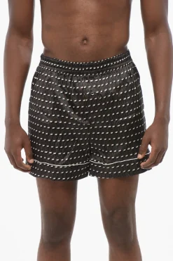 Shorts Pigiama in Misto Seta Monogram>Dsquared2 Sale