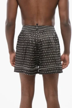 Shorts Pigiama in Misto Seta Monogram>Dsquared2 Sale