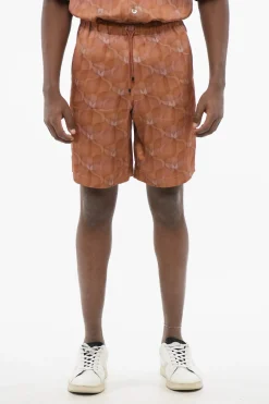 Shorts PIPERI in Chiffon con Motivo Geometrico>Dries Van Noten Sale