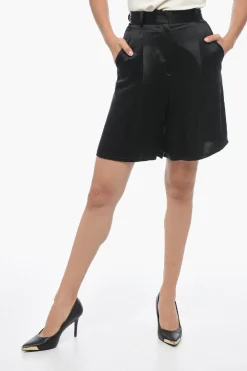 Shorts POVILLA in Raso a 1 Pince>By Malene Birger Best