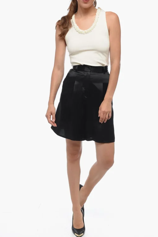 Shorts POVILLA in Raso a 1 Pince>By Malene Birger Best