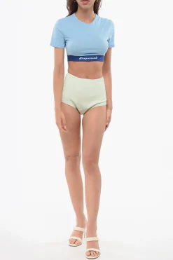 Shorts Sgambati con Zip Posteriore></noscript>Dsquared2 Clearance