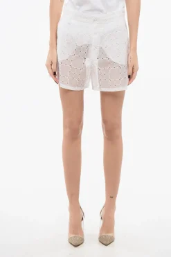 Shorts Sheer in Pizzo>Super Blond Best