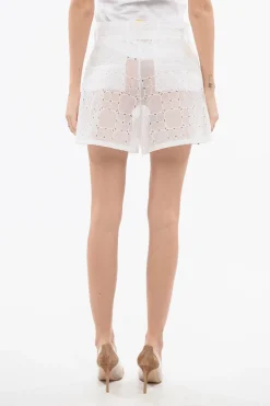 Shorts Sheer in Pizzo>Super Blond Best