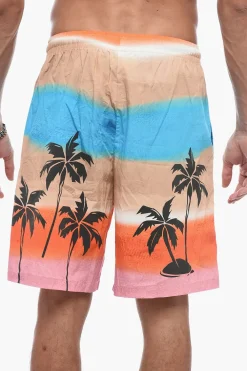 Best Shorts Stampati con Effetto Sfumato Uomo Pantaloni