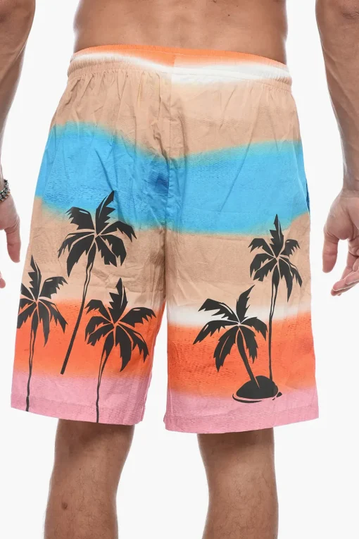 Best Shorts Stampati con Effetto Sfumato Uomo Pantaloni