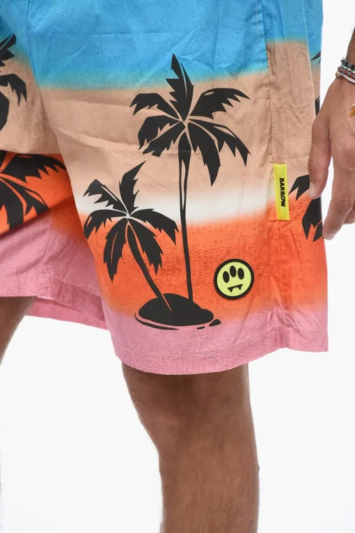 Best Shorts Stampati con Effetto Sfumato Uomo Pantaloni