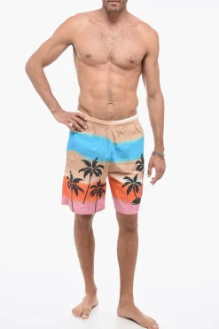 Best Shorts Stampati con Effetto Sfumato Uomo Pantaloni