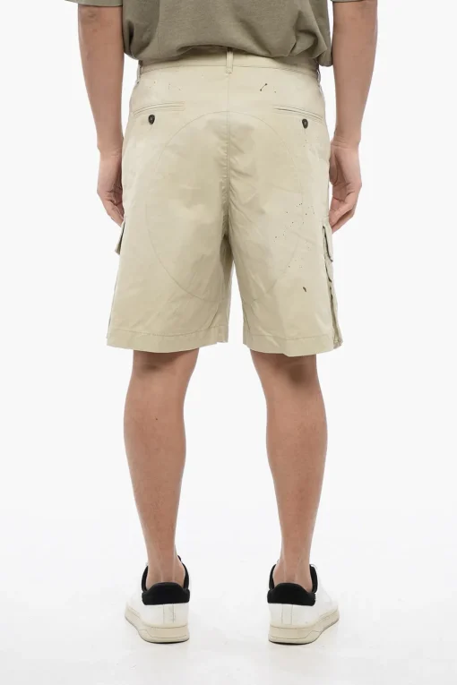 Shorts STAMPS 64 T. Cargo con Motivo Vernice>Dsquared2 New