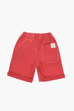 Clearance Shorts SYL in Cotone Stretch con Cuciture a Vista Bambino Abbigliamento