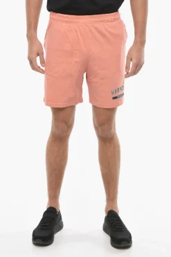 Online Shorts Tennis in Cotone con Elastico in Vita Uomo Jeans