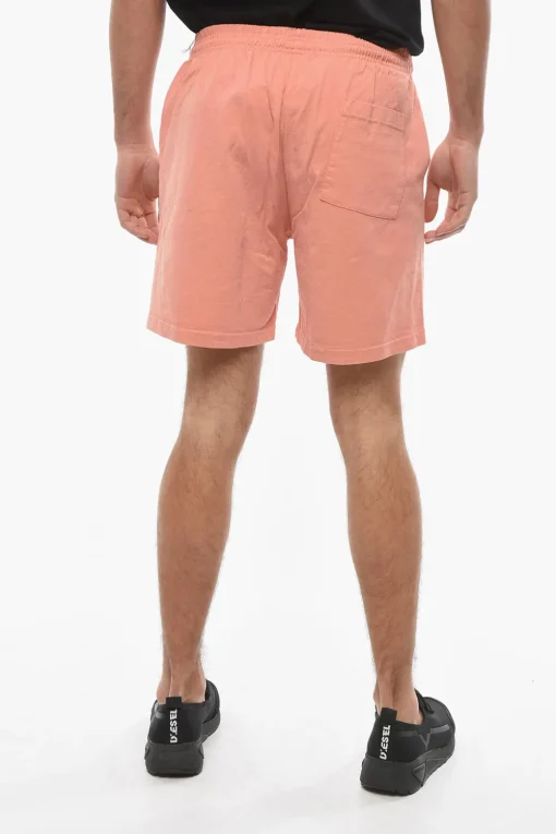 Online Shorts Tennis in Cotone con Elastico in Vita Uomo Jeans
