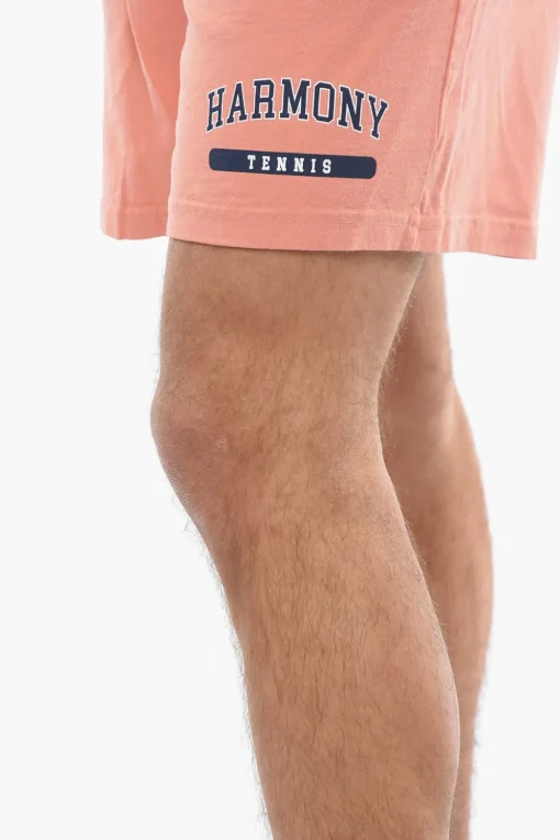 Online Shorts Tennis in Cotone con Elastico in Vita Uomo Jeans