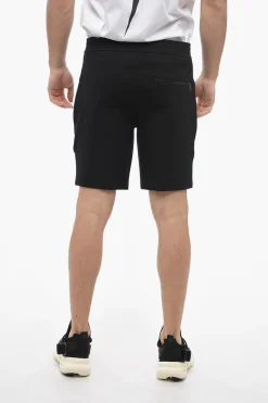 Shorts VARSITY Loose Fit a Vita Bassa con Inserti Elastici>Neil Barrett Fashion