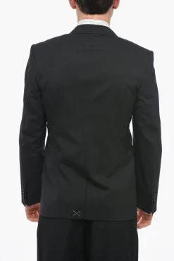 SICILIA Blazer Slim Fit in Lana Stretch con Rever a Lancia>Dolce & Gabbana Clearance