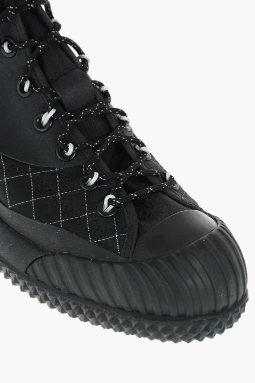 Online SLAMJAM sneakers alte in tessuto e motivo a rombi con dettagli in lurex Uomo Sneaker