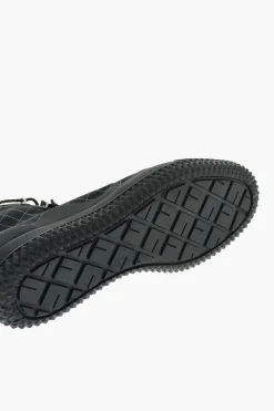 Online SLAMJAM sneakers alte in tessuto e motivo a rombi con dettagli in lurex Uomo Sneaker